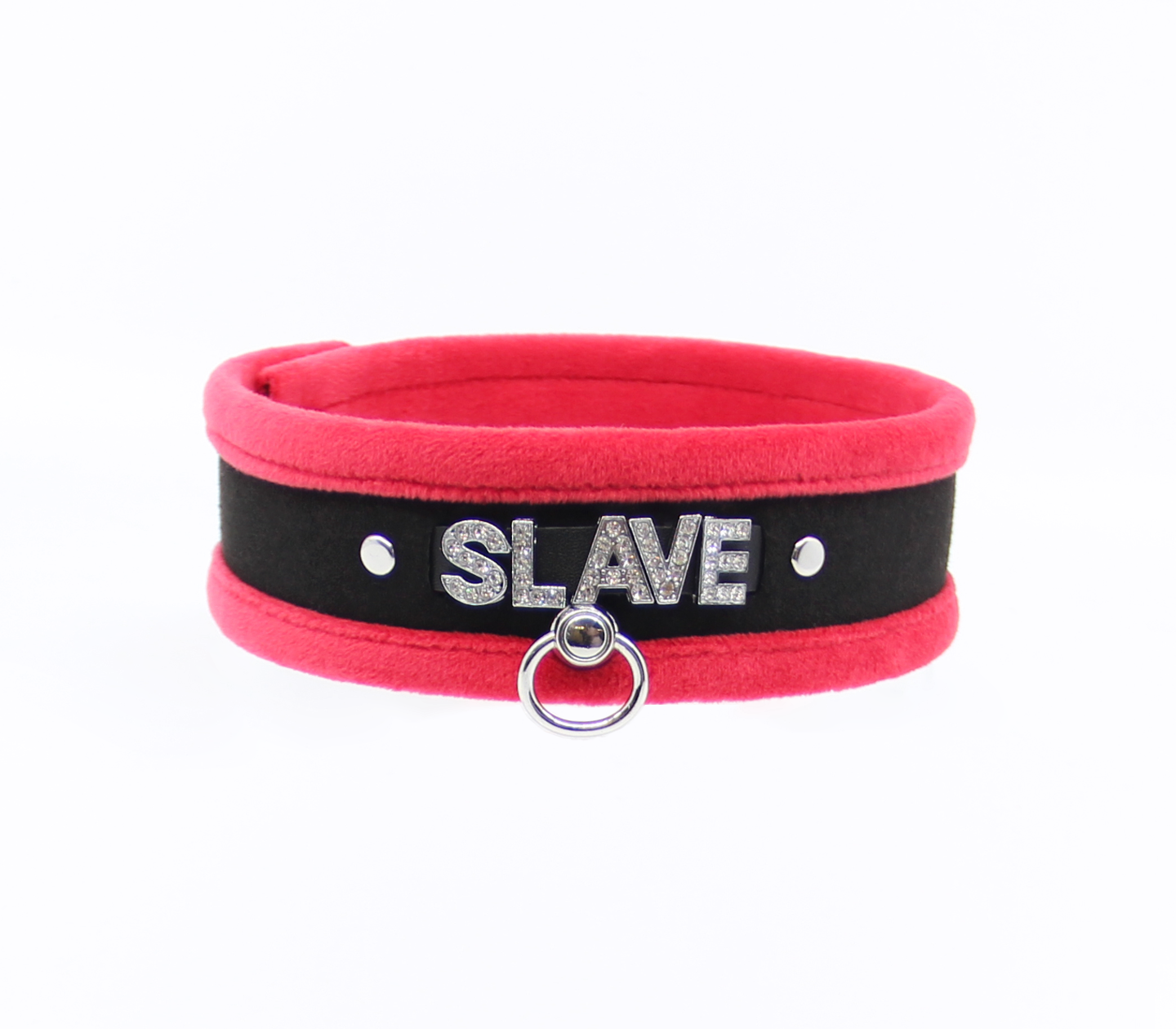 Word Collar Slave Red - Club X